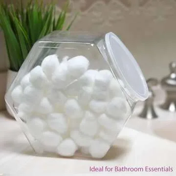 DilaBee 2-Pack Plastic Cookie Jars for Treats & More