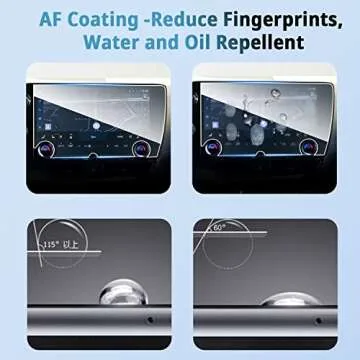 SHAOHAO Lexus NX Screen Protector, 14 In 9H Tempered Glass for NX250, NX350, NX350h, NX450+