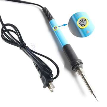 110V 60W Adjustable Temperature Electric Soldering Iron Pen Handle Solder Station Tool Welding Repai...