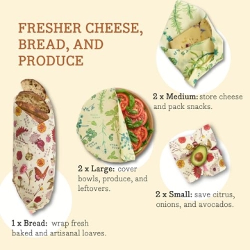 Eco-Friendly Reusable Bee's Wrap Variety Pack