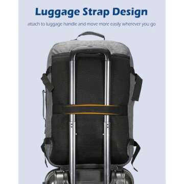 Hynes Eagle Carry on Backpack 38L Large Travel Backpack for Women Flight Approved Weekender Bag Lapt...