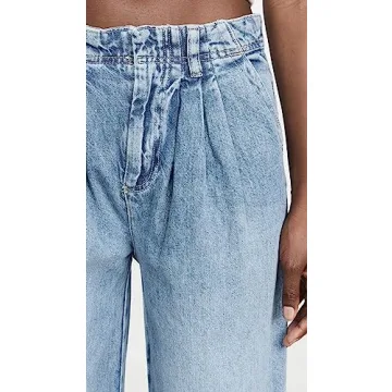 Free People Equinox Denim Trouser in Open Sky Blue