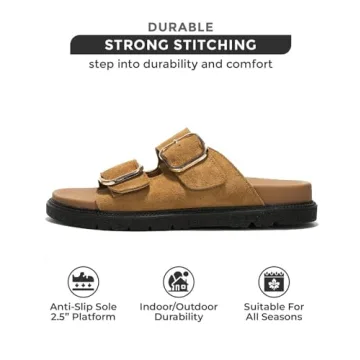 Stylish Project Cloud Leather Sandals for Women