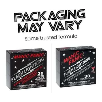 MANIC PANIC Flash Lightning Hair Bleach Kit - Lifts Up to 5 Levels for Vibrant Colors, Vegan & Cruel...