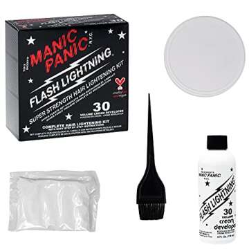 MANIC PANIC Hair Bleach Kit for Bold Colors - Vegan & Cruelty-Free