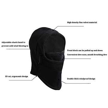YQXCC Kids Winter Hats Balaclava Ski Mask for All Ages