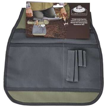 Esschert Design Gray Garden Tool Belt - Durable and Stylish