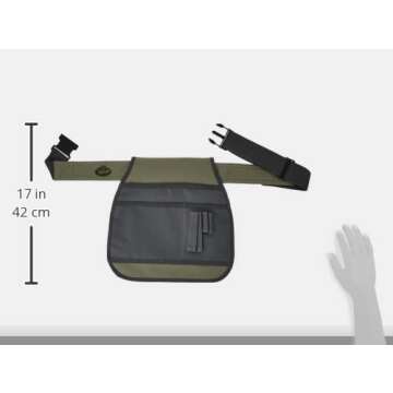 Esschert Design Garden Tool Belt Gray for Outdoor Use