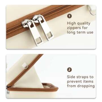 GeekShare Vintage Carry Case Compatible with Switch/Switch OLED - Portable Hardshell Travel Carrying Case fit Switch Console with Acrylic Strap