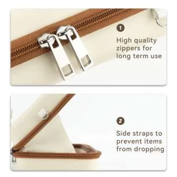 GeekShare Vintage Carry Case Compatible with Switch/Switch OLED - Portable Hardshell Travel Carrying Case fit Switch Console with Acrylic Strap