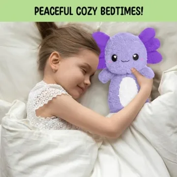 Purple Axolotl Microwavable Heating Plush for Everyone