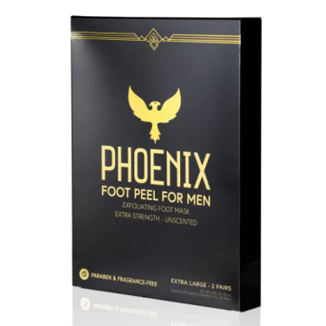 Pack of 2 Phoenix Foot Peel for Men - Extra Large Exfoliating Treatment