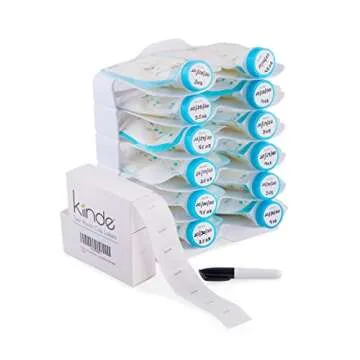 Kiinde Twist Cap Single-Use Write-On Labels for Breast Milk