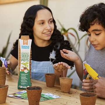 Organic Plantable Seed Starting Pots for Your Garden