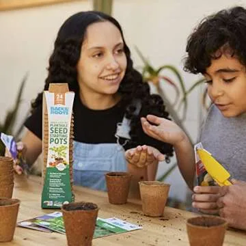 Organic Plantable Seed Starting Pots for Your Garden