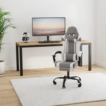 Comfortable YSSOA Gaming Chair with Footrest for All