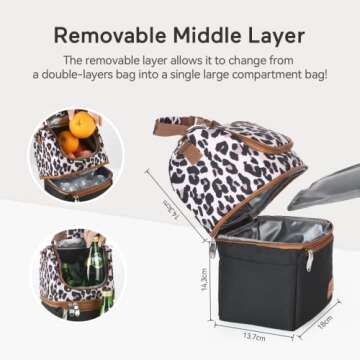 Momcozy Insulated Baby Bottle Bag, Multi-Function Breastmilk Cooler Bag, Fit as Wine Carrier or for ...