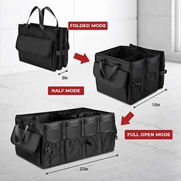 BougeRV Tesla Trunk Organizer for Model 3 and Y