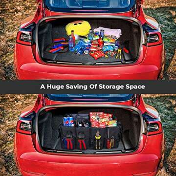 BougeRV Tesla Trunk Organizer for Model 3 and Y
