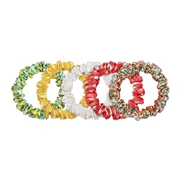 Luxurious SLIP Pure Silk Midi Scrunchies Set - Amalfi