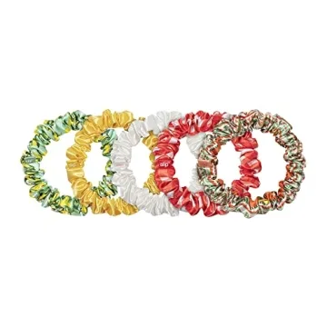 Luxurious SLIP Pure Silk Midi Scrunchies Set - Amalfi