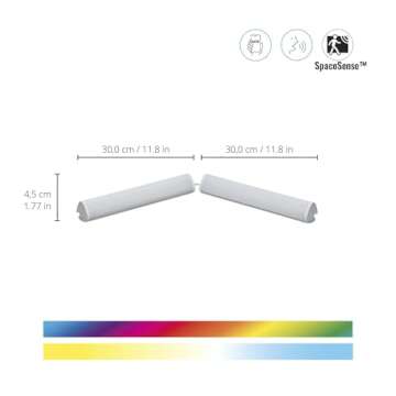 WiZ Connected Portable LED Light Bar - Flowing Multicolor LED Color-Changing Light Bar For Your Smar...