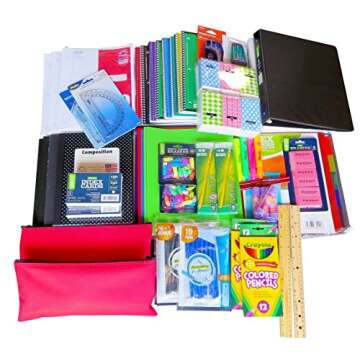 Ultimate Back to School Supply Bundle Kit Over 70 Items