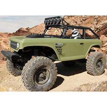 Axial SCX10 II Deadbolt 4WD RC Rock Crawler Off-Road 4x4 Electric RTR with 2.4GHz Radio, Waterproof ...