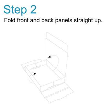 White Cardboard Shipping Box - Pack of 50, 9 x 6.5 x 1.75 Inches, White, Corrugated Box