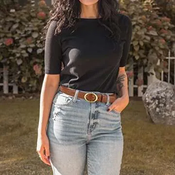 CHAOREN Women's Leather Belt - Casual Style for Any Occasion