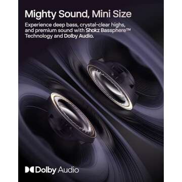 SHOKZ OpenDots ONE Wireless Earbuds - 40hrs Playtime