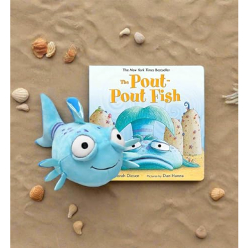 Pout-Pout Fish Plush Doll for Kids Storytime Fun