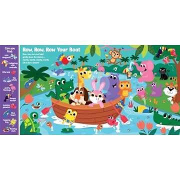 Interactive Sound Book for Toddlers with 6 Nursery Rhymes