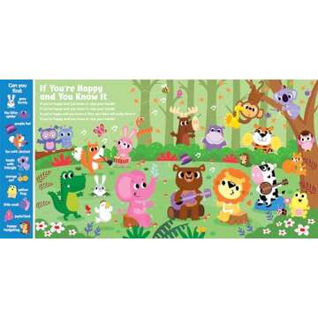 Interactive Sound Book for Toddlers with 6 Nursery Rhymes