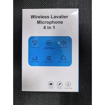 HMKCH Wireless Lavalier Microphone for Superior Audio Recording