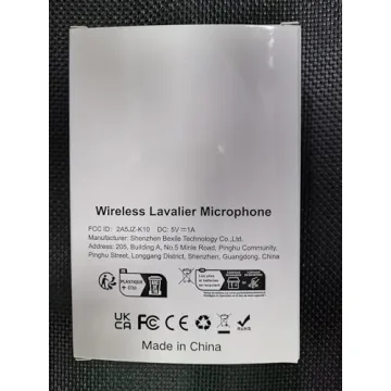 HMKCH Wireless Lavalier Microphone for Superior Audio Recording