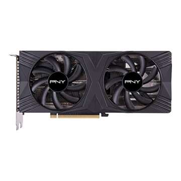PNY GeForce RTX™ 4070 Super 12GB Verto™ OC Dual Fan Graphics Card DLSS 3 (NVIDIA GeForce SFF-Rea...