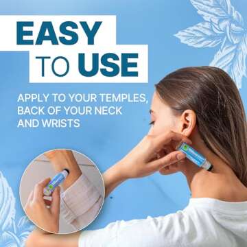 Strong Aromatherapy Migraine Stick with Essential Oils