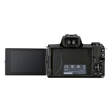 Canon EOS M50 Mark II + EF-M 15-45mm is STM Kit Black (Renewed)