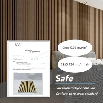 Art3d Walnut Acoustic Panels for Noise Reduction & Elegance