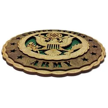 Armed Forces Army Decorative Wooden Wall Plaque