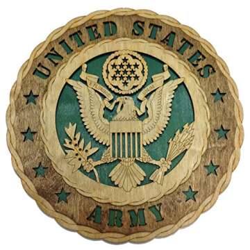 Armed Forces Army Decorative Wooden Wall Plaque