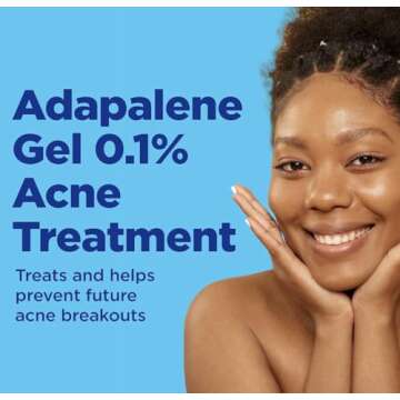 Differin 30 Day Gel & Night Moisturizer Set: Acne Treatement Gel (15g tube) & Restorative Night Mois...