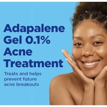 Differin 30 Day Gel & Night Moisturizer Set: Acne Treatement Gel (15g tube) & Restorative Night Mois...