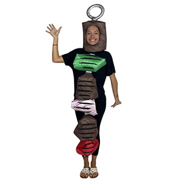 Rasta Imposta Beef Kebab & Pita Poncho Costume