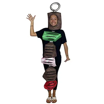 Rasta Imposta Beef Kebab & Pita Poncho Costume