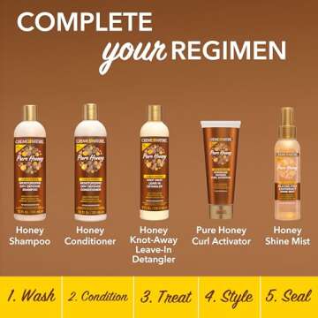 Creme Of Nature, Curl Activator Pure Honey, Coconut Oil And Shea Butter Formula, For Dry Dehydrated Hair, 10.5 Oz