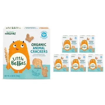 Little Bellies Organic Animal Crackers - Wholesome Toddler Snack