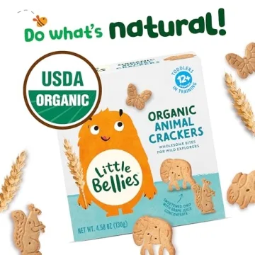 Little Bellies Organic Animal Crackers for Toddlers