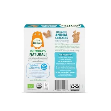 Little Bellies Organic Animal Crackers for Toddlers